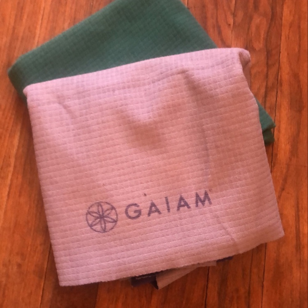 Gaiam Non Slip Yoga Mat Towel